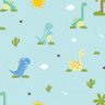Papel de Parede Infantil Dinossauro Baby 2,70x0,57m - 1