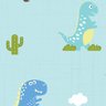 Papel de Parede Infantil Dinossauro Baby 2,70x0,57m - 2