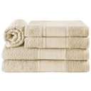 Ver imagem 1 de Jogo De Banho Toalhas Livy 100% Algodão Relevo Em Flocos 5 Peças - Nude