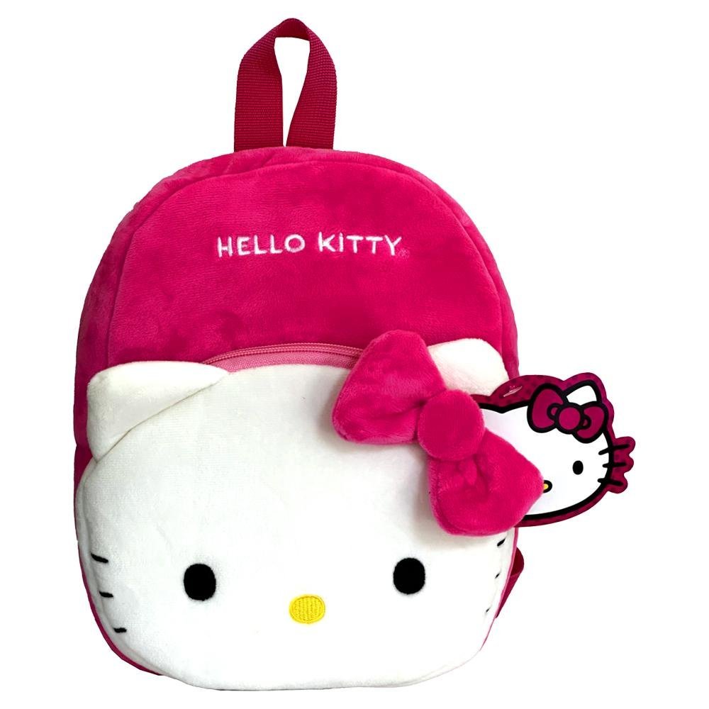 Mochila Infantil de Pelúcia Hello Kitty - 1