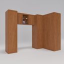 Ver imagem 6 de Modulado Quarto Infantil 6 Peças Liz Espresso Móveis Marrom/Cinamomo