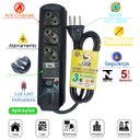 Ver imagem 2 de Filtro Linha Régua 3 Tomadas 10a Bivolt Certificado