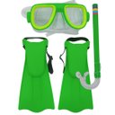 Ver imagem 1 de Kit Mergulho Completo Infantil Máscara Snorkel Pé Pato
