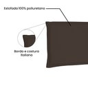 Ver imagem 4 de Cabeceira Painel Queen 1,60m Veneza Suede - Pallazio - Marrom Café