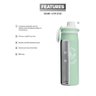 Garrafa Térmica 24h Adidas Original Bico sem canudo - 600ml Verde claro - 3