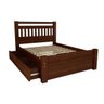 Cama De Casal Orleans Com 4 Gavetas De Madeira Maciça Pinus - 1