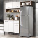 Ver imagem 7 de Armário Cozinha Compacta Arizona Tiny Carraro - Carvalho/branco Carvalho/branco