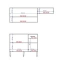 Ver imagem 4 de Armário Cozinha Compacta Arizona Tiny Carraro - Carvalho/branco Carvalho/branco