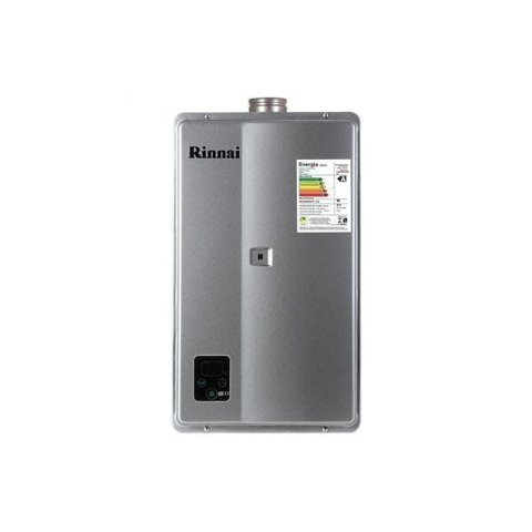 Aquecedor de Água a Gás Rinnai Reu E33 Feh 33 Litros Prata Gás Gn