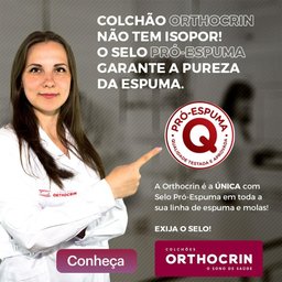 Colchão Espuma Casal Orthocrin Diamante D33 - 138x188x20 - 5