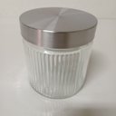 Ver imagem 5 de Pote Hermético de Vidro 850ml Transparente 12x11x11cm Mantimentos Cozinha Tampa
