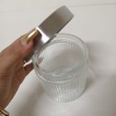 Ver imagem 2 de Pote Hermético de Vidro 850ml Transparente 12x11x11cm Mantimentos Cozinha Tampa