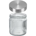 Ver imagem 7 de Pote Hermético de Vidro 850ml Transparente 12x11x11cm Mantimentos Cozinha Tampa