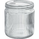 Ver mais imagens de Pote Hermético de Vidro 850ml Transparente 12x11x11cm Mantimentos Cozinha Tampa