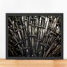 Quadro com Moldura Trono de Espadas de Ferro Game of Thrones - 1