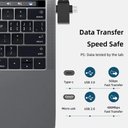 Ver imagem 5 de Adaptador Otg Duplo Usb 3.0 Fêmea para Micro Usb e Tipo C Stonego Alta Qualidade