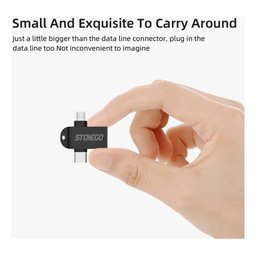 Adaptador Otg Duplo Usb 3.0 Fêmea para Micro Usb e Tipo C Stonego Alta Qualidade - 4