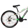 Bicicleta Aro 26 Vikingx 21V Freio Hidráulico Shimano Completo - Branco com Verde - 2