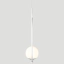 Ver imagem 5 de Kit 2 Pendentes Lustre On Drop Branco Globo de Vidro Branco