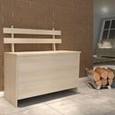 Ver imagem 3 de Caixa de Lenha Porta Treco Carvalho Montreal Completa Móveis