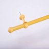 Kit 2 Suporte para Varão Cortina com Ponteira 19mm Marfim - 2