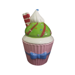 Pote de Porcelana Sundae Com Tampa RO - 1 Pote de Porcelana Sundae Com Tampa RO - 1