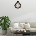 Ver imagem 2 de Luminária Teto tipo Pendente FILIPINAS MDF - Completa - Cor: Marrom