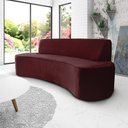 Ver imagem 2 de Sofá 3 Lugares 180cm Mônaco Veludo Marsala - Nexta Casa