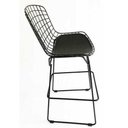 Ver imagem 2 de Banqueta Alta Bertoia preta altura 70cm - Direto de Fábrica