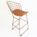 Ver imagem 5 de Kit 2 Banquetas BERTOIA Cobre altura 70cm - Direto de Fábrica