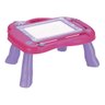 Mesa Mágica Com Alça Lousa Infantil - Art Brink Rosa e Lilás - 1