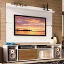 Ver imagem 1 de Rack Cancun E Painel Para Tv Até 65" Branco/Rustic/branco
