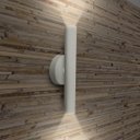 Ver imagem 1 de Arandela Parede Foco Duplo Slim Palito - Branco + Led Gu10