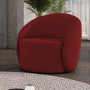 Ver imagem 1 de Poltrona Decorativa Orgânica Giratória Lua Veludo D03 - D’Rossi