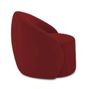 Ver imagem 4 de Poltrona Decorativa Orgânica Giratória Lua Veludo D03 - D’Rossi