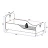 Mini Cama Infantil com Proteção Lateral Complementar - 4