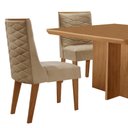 Ver imagem 7 de Mesa de Jantar Olímpia 90cm Mdf Canto Copo e com 4 Cadeiras Safira