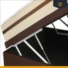 Cama Box Baú Viúva + Colchão de Molas Ensacadas Anjos Classic 128cm - 4