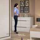 Ver imagem 4 de Cômoda Urban 8 Gavetas Lopas Branca