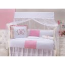 Ver imagem 2 de Kit Berço Menina Coruja Rosa 9 Peças