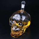 Ver imagem 2 de Garrafa de Vidro Crystal Head Caveira Skull Crânio 1 Litro