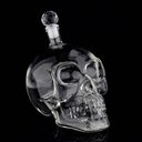 Ver imagem 1 de Garrafa de Vidro Crystal Head Caveira Skull Crânio 1 Litro