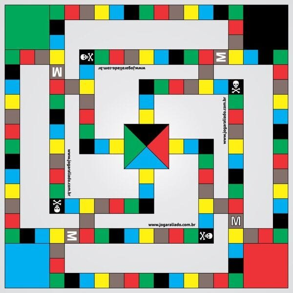 Brinquedos de tabuleiro de jogo ludo para crianças prontos para imprimir