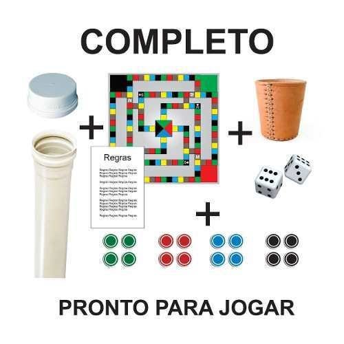 Aliado - 65x65 Jogo de Tabuleiro Acompanha Cumbuca, Peças e Dados