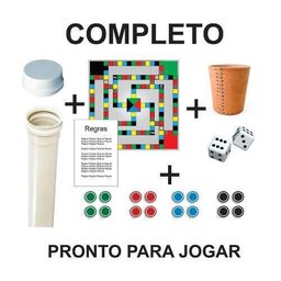 Aliado - 65x65 Jogo de Tabuleiro Acompanha Cumbuca, Peças e Dados - 2