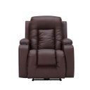 Ver mais imagens de Poltrona Reclinável Austin com Massagem Aquecimento USB Usbc Óculos Massageador Bluetooth PU