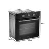 Forno Elétrico de Embutir Midea 68l Tsm62 220v - 5