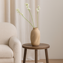 Ver imagem 2 de Vaso Decorativo em Ceramica Marrom Rustico Voluta Ii 32cm