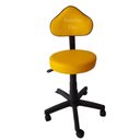 Ver imagem 3 de Cadeira Mocho Verona - Regulagem de Altura a Gás - Base com Rodízio Korano Amarelo