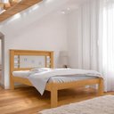 Ver imagem 1 de Cama Casal com Cabeceira Flex Lavínia Naturalle e Off White